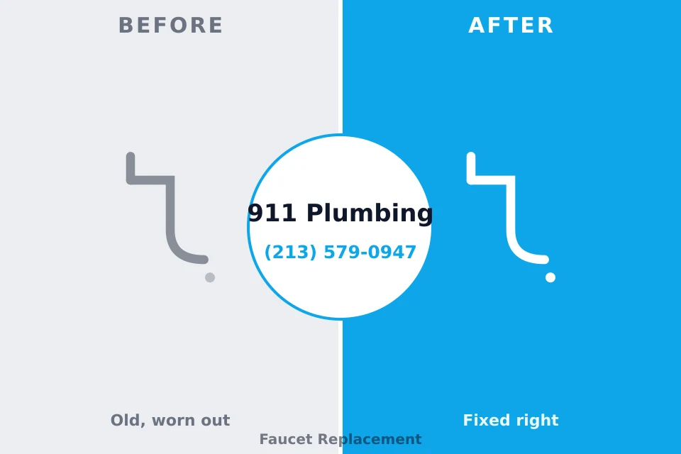 Before and after: plumbing repair Marvell, AR
